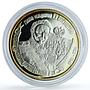 Transnistria 100 roubles Peter Wittgenstein KM-132 History silver coin 2008