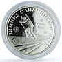 Transnistria 100 roubles Biathlon KM-80 Turin Olympics Sports silver coin 2006