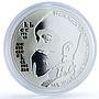 South Ossetia 25 zarin Kosta Khetagurov Writer Literature silver coin 2014