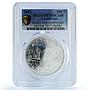 Kazakhstan 500 tenge Astana KM-450 Anniversary City PR 70 PCGS silver coin 2018