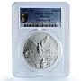 Mexico 1 onza Libertad Angel of Independence KM-639 MS 68 PCGS silver coin 2007