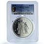 France 50 francs Hercules Gad-882 F-427 KM-941 MS 67 PCGS silver coin 1979