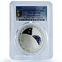New Zealand 1 dollar Space Pioneers Moon Planet Earth PR70 PCGS silver coin 2019