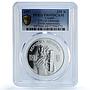 Croatia 150 kuna Language KM-75 Literature Book PR 69 PCGS silver coin 1997