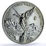 Mexico 1 onza Libertad Angel of Independence KM-613 Bullion silver coin 1998