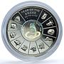 Vietnam 10000 dong Year Snake Hologram KM-59 Lunar Calendar silver coin 2001
