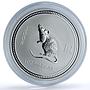Australia 1 dollar Year Rat 2008 KM-1056a Lunar Series 1 Mouse silver coin 2007