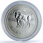Australia 50 cents Year of the Ox KM-1750 Lunar Series 2 Bull silver coin 2009