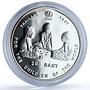 Thailand 200 baht Children of the World Y#379 UNICEF proof silver coin 1997