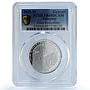 Paraguay 1 guarani Jesuit Reductions KM-226 Church PR 69 PCGS silver coin 2020