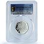 Great Britain 50 pence EU European Union KM-992a S-H9 PR68 PCGS silver coin 1998