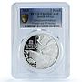 South Africa 2 rand Kogelberg Biosphere Marine Fish PR 69 PCGS silver coin 2015