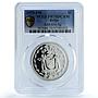 Belize 1 dollar Elizabeth II KM-43a Parrot Bird PR 70 PCGS silver coin 1979