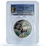 Ukraine 5 hryvnias Elk KM-1143 Chernobyl Fauna MS 70 PCGS NiBrass coin 2025