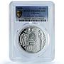 Ukraine 10 hryvnias Vydubychi Monastery KM-988 Religion PR 69 PCGS Ag coin 2020