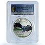 Tanzania 1000 shillings Vulture KM-67 Fauna Bird PR 70 PCGS silver coin 2014