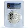 Latvia 5 euros Coats of Arms KM-200 Independence PR 70 PCGS silver coin 2018