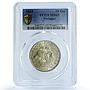 Portugal 10 escudos Second Republic KM-582 Ship MS 65 PCGS silver coin 1934