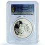 Botswana 2 pula Save the Children KM-22 UNICEF Sheep PR 69 PCGS silver coin 1989
