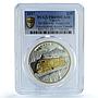 Canada 20 dollars GE ES44AC Locomotive KM-2436 Train PR 69 PCGS silver coin 2017