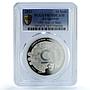 Kyrgyzstan 10 som National Currency Anniversary PR 70 PCGS silver coin 2023