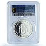 Moldova 100 lei National Bank KM-62 Anniversary PR 70 PCGS silver coin 2011