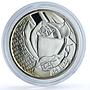 Bosnia and Herzegovina 14 euros Peace KM-88 Rose Flower proof silver coin 1996