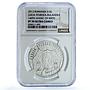 Romania 10 lei Lucia Sturdza Bulandra KM-322 Theatre PF 70 NGC silver coin 2013