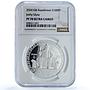 Kazakhstan 1000 tenge Joshy Ulysy Khan Zhosy Gilt PF 70 NGC silver coin 2024