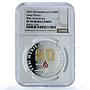 Kazakhstan 1000 tenge Great Victory Anniversary WWII PF 70 NGC silver coin 2025