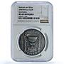 Belarus 20 roubles Syomukha KM-141 Festivals Rites MS 69 NGC silver coin 2006