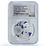 France 10 euros Notre Dame Cathedral KM-2097 UNESCO PF 70 NGC silver coin 2013