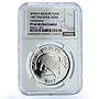 Philippines 200 piso Mindoro Buffalo KM-248 WWF Bull PF 69 NGC silver coin 1987