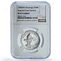 Nicaragua 500 cordobas Sandino KM-45 Revolutionary PF 67 NGC silver coin 1980