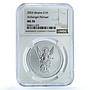 Ukraine 1 hryvnia Archangel Michael Archistratus MS 70 NGC silver coin 2024