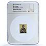 Cook Islands 5 dollars St. Andrew Religion Saints PF 69 NGC silver coin 2011