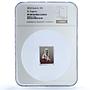 Cook Islands 5 dollars St. Eugenia Religion Saints PF 69 NGC silver coin 2012