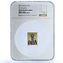 Cook Islands 5 dollars St. Alexander Nevsky Religion PF 69 NGC silver coin 2011