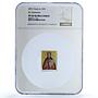 Cook Islands 5 dollars St. Catherine KM-1355 Religion PF 69 NGC silver coin 2011