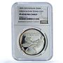 Czechoslovakia 500 korun Tennis KM-164 Sports PF 63 NGC silver coin 1993