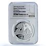 Ukraine 10 hrvynias Mhar Monastery KM-954 Church PF 70 NGC silver coin 2019