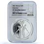 Belarus 20 roubles Basketball KM-723 Summer Sports PF 70 NGC silver coin 2021