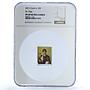 Cook Islands 5 dollars St. Olga Religion Saints PF 69 NGC silver coin 2011