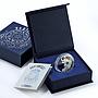 Niue 1 dollar Taurus Coloured Zodiac Signs Bull proof silver coin 2019