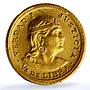 Peru 1/5 libra Republic Trade Coinage KM-210 Fr-75 gold coin 1959 ZBR