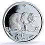 Isle of Man 1 crown Blue British Short Hair KM-966a Cat Crowns silver coin 1999
