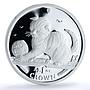 Isle of Man 1 crown Scottish Fold KM-1056a Cat Crowns proof silver coin 2000