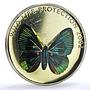 Congo 10 francs Green Butterfly KM-60 Wildlife Protection Fauna silver coin 2002