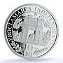 Moldova 100 lei Independence Proclamation KM-16 History proof silver coin 2001