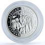 Somalia 25 shillings Elephant KM-205 African Wildlife proof silver coin 2008